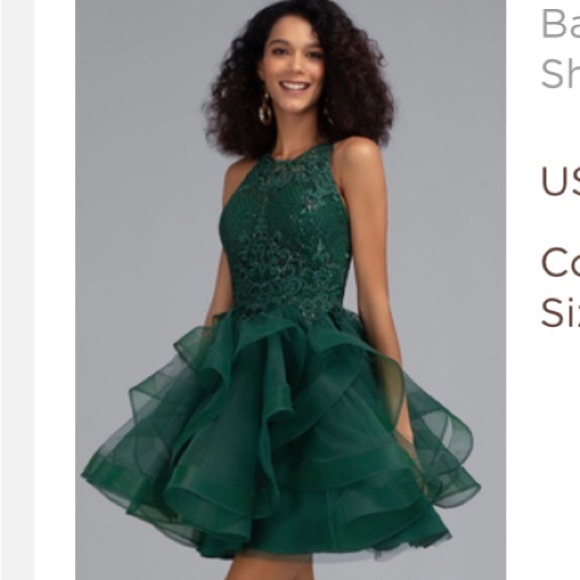 Women’s Formal short black ball gown lace tulle Sz 12 prom cocktail dress - Picture 7 of 7